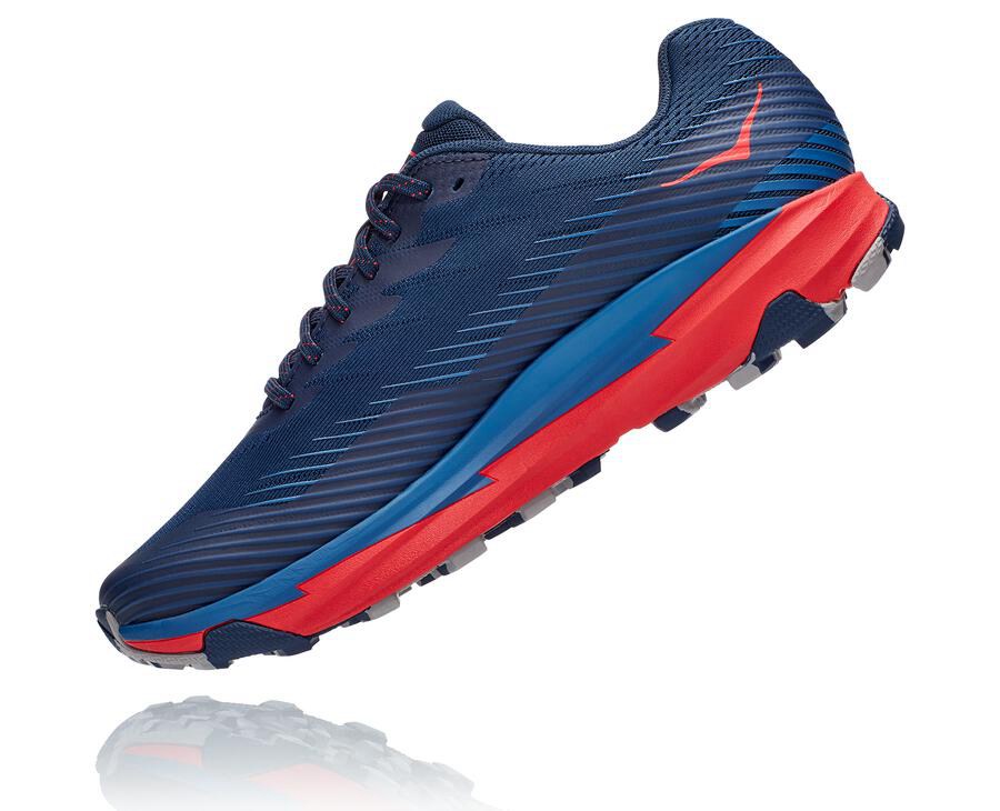 Hoka One One Trail Schoenen Heren - Torrent 2 - Donkerblauw - PJ4259136